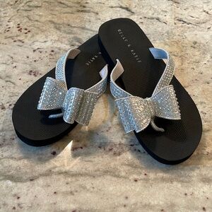Rhinestone flip flops